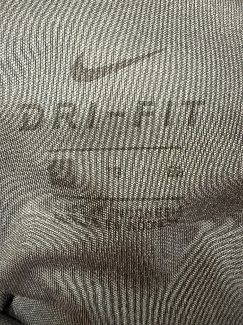 Nike Gray and Orange Polo with Beavers Logo